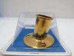 Whitecap 1 Inch Brass Flag Pole Socket Base Mount Stand S-5002BC (C2.5B279C). Fixed Price $39.99.
