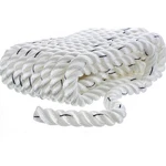 Seachoice Premium 3-STRAND Twisted Nylon Dock Line With Tracer, White W/blue. Fixed Price $38.74.