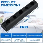 Seenelling 2 Pack Marine Rubber Boat Dock Line Mooring Snubbers 13/16"-7/8" Rope. Fixed Price $45.00.