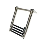 Marine City 4-STEP Telescoping Drop Ladder With Handle Stainless Steel For Boats. Fixed Price $289.99.